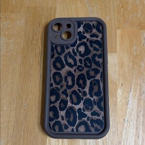 iPhone 15 Plus Leopard Print Phone Case